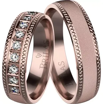 Prsten Erasmus Red - snubní prsteny z červeného zlata