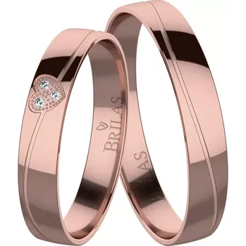 Prsten Slobodan Red - snubní prsteny z červeného zlata