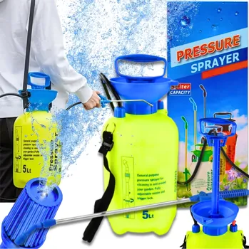 Postřikovač Real Home Zahradní tlakový postřikovač pro domácnost 5L Lance Brace