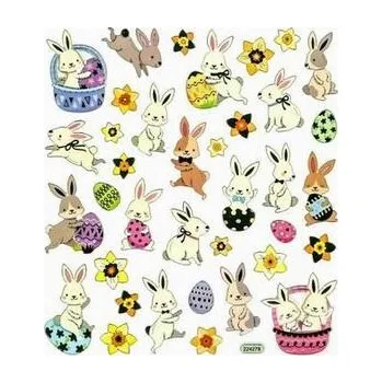 samolepka DP CRAFT Samolepky papírové DPNK-044 králičci