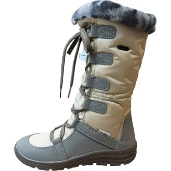 Dámské kozačky K HIKE sněhule LI O 81005 béžové Barva: Béžová, Velikost: 41