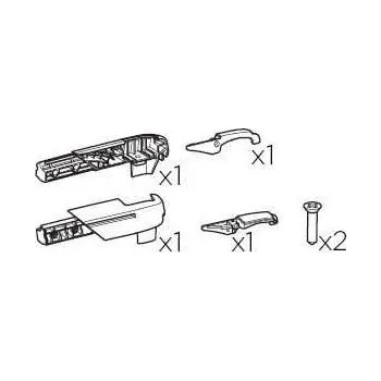 vozík za kolo Thule Bexey - End caps upper back 55483