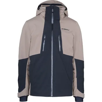 Cyklistické oblečení Pánská bunda - Stöckli Skijacket HE Race black-beige