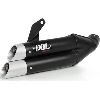 IXIL Dual Hyperlow L3XB tlumič výfuku nerezová ocel černá / hliník - Suzuki SV650S 175-833