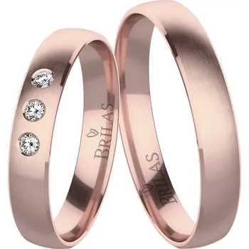 Prsten Vico Red - snubní prsteny z červeného zlata