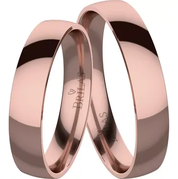 Prsten Dermont Red comfort - snubní prsteny z červeného zlata