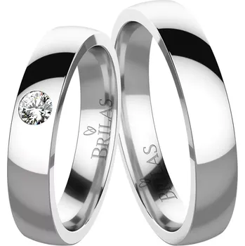 Prsten Sirius White Diamond - snubní prsteny z bílého zlata