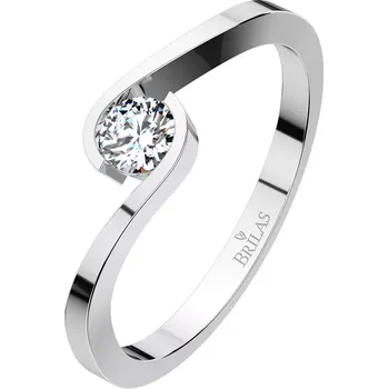 Prsten Vitas II. White - elegantní zásnubní prsten z bílého zlata