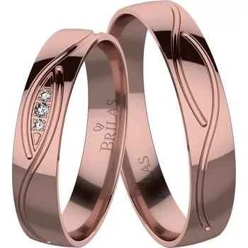 Prsten Myrta Red - snubní prsteny z červeného zlata