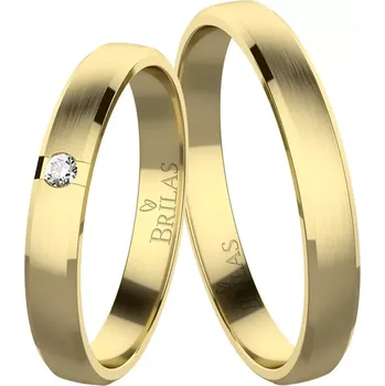 Prsten Gizela Gold - snubní prsteny ze žlutého zlata