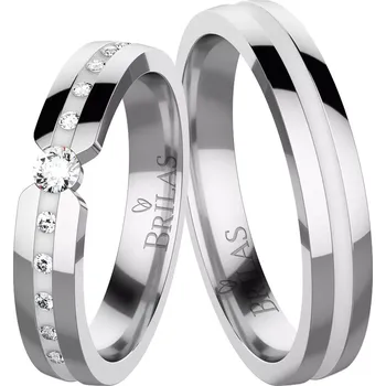 Prsten Rabia White - snubní prsteny z bílého zlata