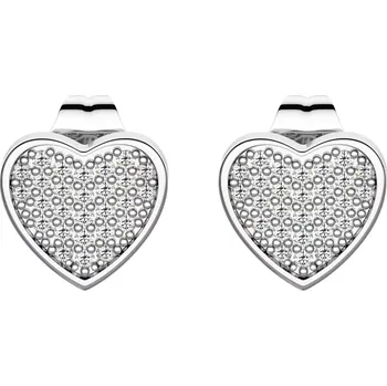 Náušnice Herta - stříbrné náušnice se zirkony