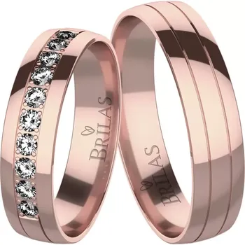 Prsten Miranda Red - snubní prsteny z červeného zlata