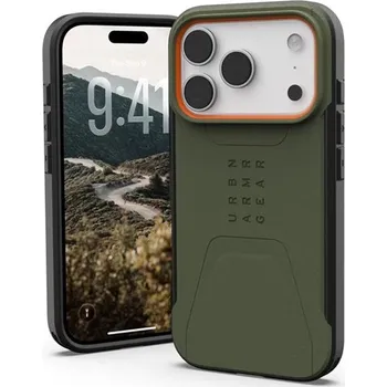 Pouzdro na mobilní telefon UAG Civilian Magsafe kryt iPhone 17 Pro zelený/oranžový