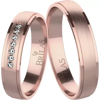 Prsten Nicodemo Red - snubní prsteny z červeného zlata