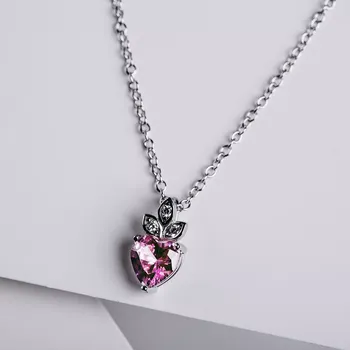 Přívěsek Storma Pink - stříbrný přívěsek se zirkony