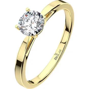 Prsten Grácie G Briliant - jemný zásnubní prsten s centrálním kamínkem