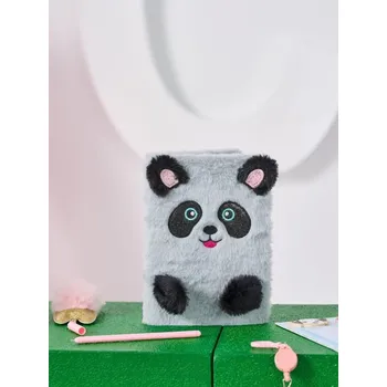 Zápisník Sinsay - Zápisník s plyšovým obalem - šedá - 541GH-09X - 541GH-09X-ONE