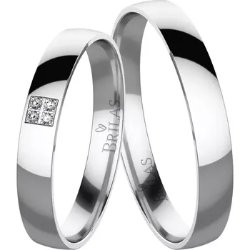 Prsten Irena White - snubní prsteny z bílého zlata