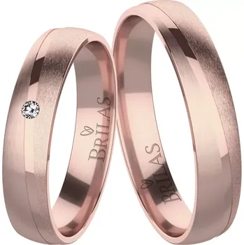 Prsten Dante Red - snubní prsteny z červeného zlata