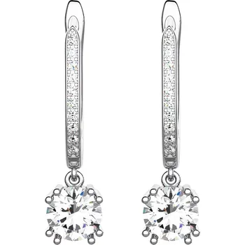 Náušnice Etania - stříbrné náušnice se zirkony