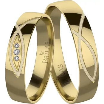 Prsten Hermína Gold - snubní prsteny ze žlutého zlata