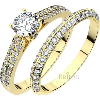 Prsten Afrodita Set Gold - set ze žlutého zlata