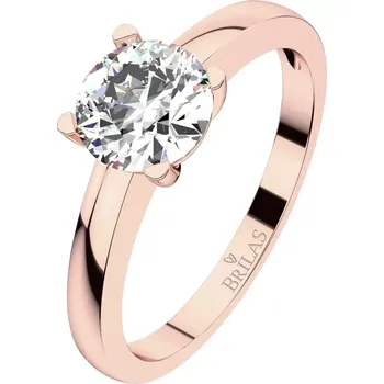Prsten Hebe Red - skvostný zásnubní prsten z růžového zlata
