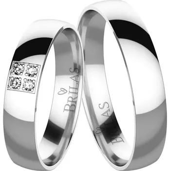 Prsten Sisi White - snubní prsteny z bílého zlata