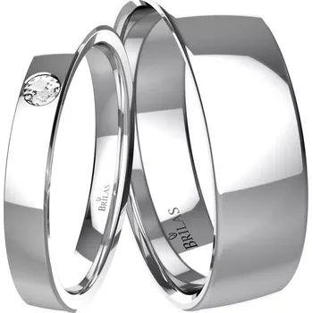 Prsten Galava White - snubní prsteny z bílého zlata a stříbra