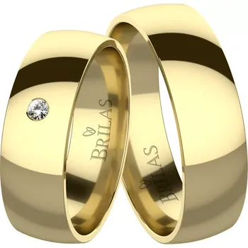 Prsten Herkules Gold Diamond - snubní prsteny ze žlutého zlata