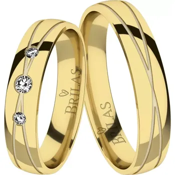 Prsten Kelly Gold - zlaté snubní prsteny