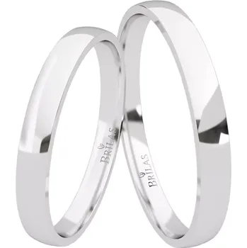 Šperk Slim White - drobné snubní prstýnky