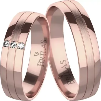 Prsten Katy Red - snubní prsteny z červeného zlata