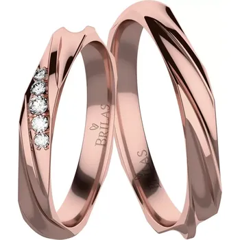 Prsten Bristol Red - snubní prsteny z červeného zlata