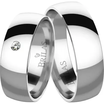 Prsten Herkules White Diamond - snubní prsteny z bílého zlata