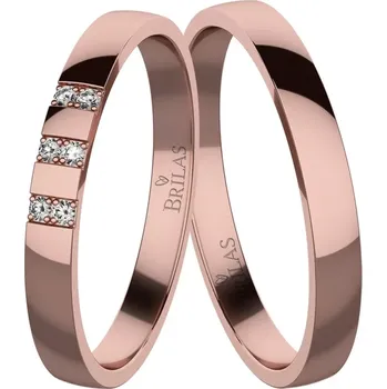 Prsten Sagita Red - snubní prsteny z červeného zlata