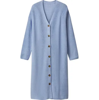 Dámský svetr esmara® Dámský kardigan s podílem vlny (modrá, XL(48/50))