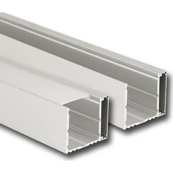 LED páska MCLED Profil hliníkový NV, 43x35mm, nástěnný, bez difuzoru, 2m ML-761.110.07.2