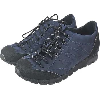Dámské tenisky N 121 - 06CR Dámské zdravotní kožené pohorky, tmavě modré, doprodej 38