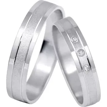 Prsten Mirela White - snubáčky v bílém zlatě