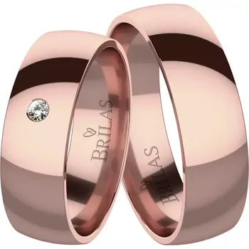 Prsten Herkules Red Diamond - snubní prsteny z červeného zlata