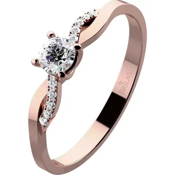 Prsten Danika R Briliant - prsten z růžového zlata