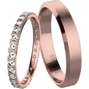 Prsten Apolon Red - nádherné snubní prsteny z červeného zlata