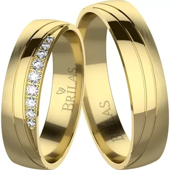 Prsten Destini Gold - snubní prsteny ze žlutého zlata