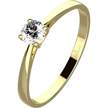 Prsten Leona G Briliant - zásnubní prsten ze žlutého zlata
