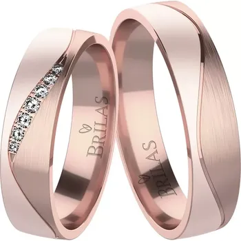 Prsten Celestina Red - snubní prsteny z červeného zlata