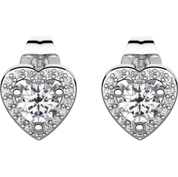 Náušnice Borůvka - stříbrné náušnice se zirkony