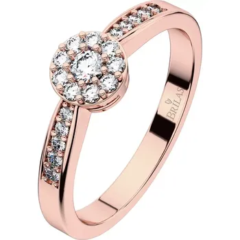 Prsten Růženka Princess R Briliant - prsten z růžového zlata