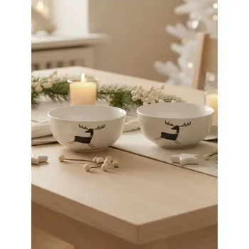 Sinsay - Sada 2 misek - bílá - 460GI-00X - 460GI-00X-ONE